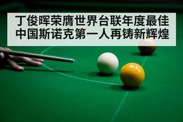 丁俊晖荣膺世界台联年度最佳 中国斯诺克第一人再铸新辉煌